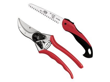 FELCO 2 Scheren + FELCO 600 Säge Geschenkset