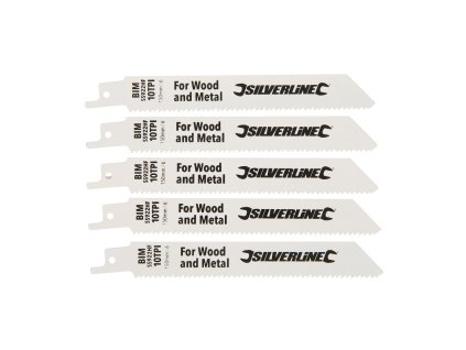 Säbelsägeblätter Bimetall 10 tpi - 5 Stück Silverline