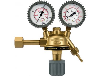 Druckminderventil mit zwei Manometern - Argon