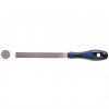 Leichte Werkstattfeile 150 mm, mit ergonomischem Griff, 16 × 3 mm, Sek. 3