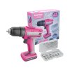 Akku-Bohrschrauber, rosa, 12 V Li-Ion, 1500 mAh