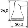 1/4" Düse 90° 6,35 mm LOC-LINE