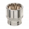 Steckschlüssel 20 mm 3/8" 12-kant, kurz Silverline