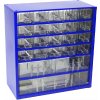 Kleinteilemagazin zur Wandmontage MEDIUM 6731, blau