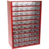 Kleinteilemagazin zur Wandmontage MEDIUM 6732, rot