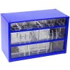 Kleinteilemagazin zur Wandmontage MINI 6733, blau