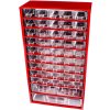 Kleinteilemagazin zur Wandmontage MAXI 6744, rot