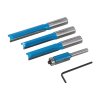 Küchen-Arbeitsplatten-Cutter-Set 4-tlg. 1/2" und 1/4" Silverline