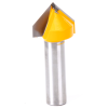 Fräser für "V"-Nut 25,4 × 19/12 mm (90°)
