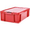 Kunststoff-Transportbehälter mit Deckel 63 l