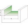 Oberflächenfrontfräser 31,8 × 12/12 mm