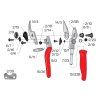 Felco 15 Gartenschere mit drehbarem Griff