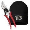 FELCO 2 Scheren + Wintermütze (Geschenkset)