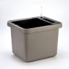 Selbstbewässernde, großvolumige Berberis UNO Box 45 cm - taupe