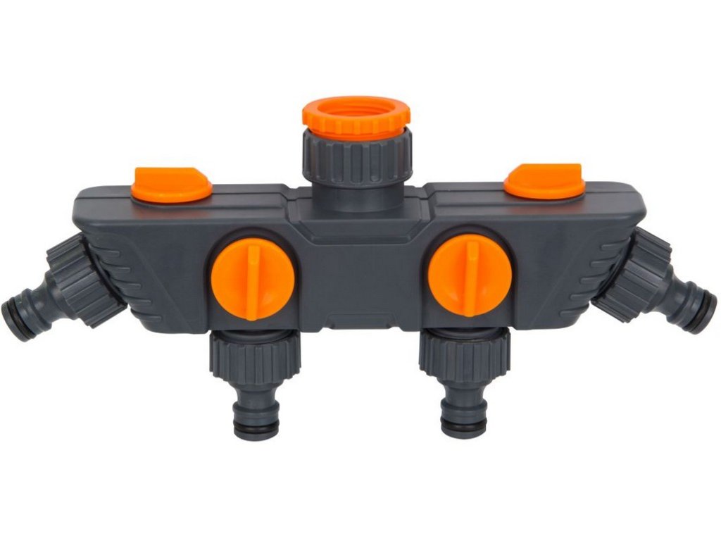 Adapter za razdjelnik slavine 4-smjerni 1/2" + 3/4" + 1"