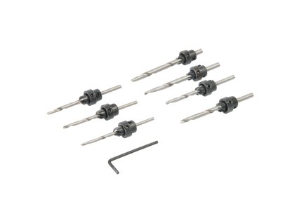 Svrdla sa stop i countersink 3 - 6 mm - 7 kom Silverline