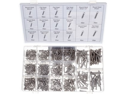 Vijci od nehrđajućeg čelika, postavljeni 560 kom