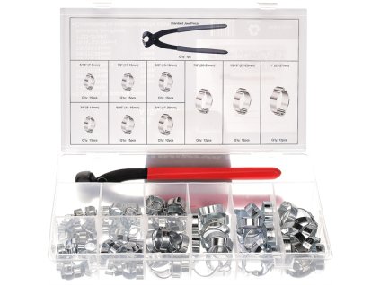 Set stezaljki crijeva 124 kom