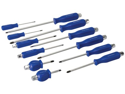 Odvijač postavljen s osovinom prolaznih rupa 12 kom Silverline