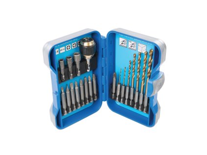 Set za bušenje i uvrtanje vijaka 1 - 8 mm - 20 kom Silverline