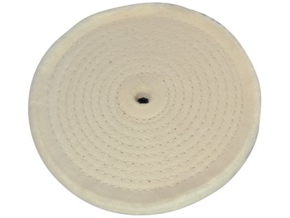 Spiralno šivani kotač za poliranje pamuka 150 × 16 mm Silverline