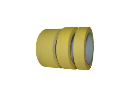 Krep traka 30 mmx50 m žuta do 60 stupnjeva