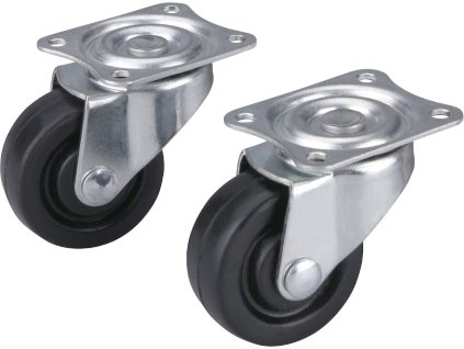 Okretni tvrdi gumeni kotačići, promjera 2, promjera 40 mm