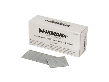 Čavao 38 × 1,25 mm (5.000 kom) 18G cink obložen Fixman