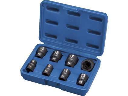 Komplet ključa za oštećene vijke 8 kom