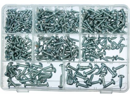 Set vijaka od lima s okruglom glavom 480 kom
