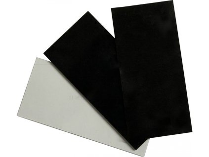 Staklo 108 × 50 mm sa zaštitnim filtrom za zaštitu od zavarivanja, trodijelni set