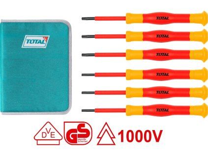 Odvijači električara, urari, set od 6, industrijski, S2