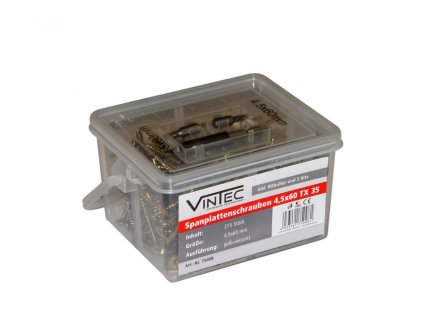 Vijci 4,5 x 60 mm, pocinčani i žuti kromirani