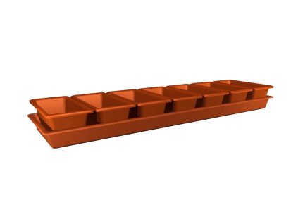 Sadilica MINIGARDEN 80 × 20 × 9 cm set od 8 kom. (7+1 kom) TE