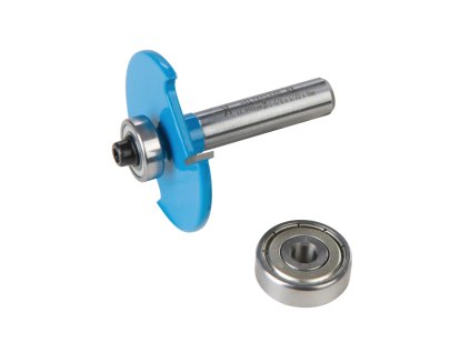 Rezač utora letvice veličine A 10 i 20 s ležajem, 8 mm Silverline drška
