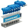 Allen T-key set 2 - 10 mm - 10 kom Silverline