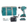 Akumulatorska bušilica, bez četkica, 2000 mAh, industrijska