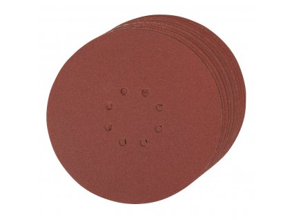 Csiszolókorong SZ 225 mm P120 8 lyuk - 10 db Silverline