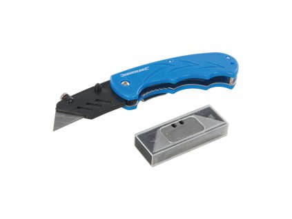 Összecsukható kés cserélhető vágóéllel 160 mm Silverline