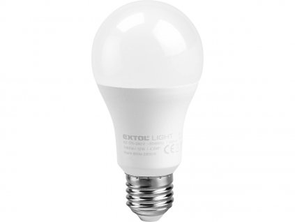 LED izzó klasszikus, 9 W, 800 lm, E27, meleg fehér