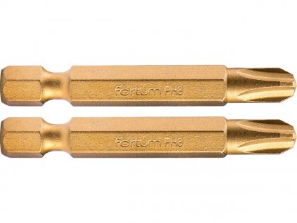 Cross Phillips csúcs, készlet 2, PH 2 × 50 mm, titán. szerkesztés, S2