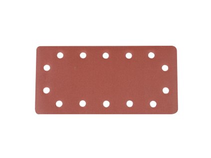 Silverline P240 tépőzáras csiszolóív furatokkal 115 × 230 mm, 10 db