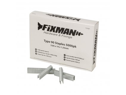 Fixman tűzőkapocs 5,8 × 10 × 1,25 mm (5000 db) 90-es típus