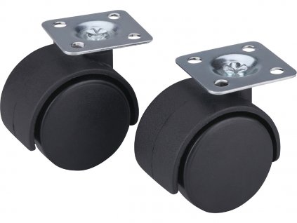 Nylon forgó görgők, 2 db, átmérője 40 mm alap