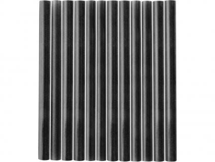 Forró olvasztópálcák, fekete színű, dia.7,2 × 100 mm, 12 db