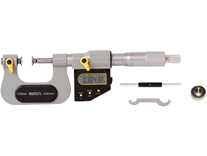 Mikrométer cserélhető érintőkkel 50 - 75 mm ASIMETO