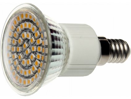 LED 60 SMD E14 izzó, meleg fényű