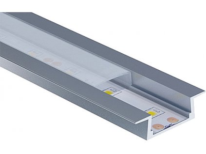 Al profil, beépíthető max. 10 mm-es LED-hez - 1 m