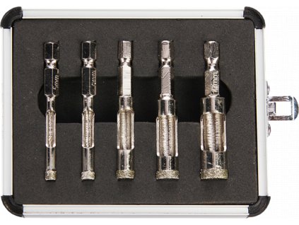 MINI gyémánt koronafúró, 5 db-os készlet