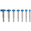Ághelyfúró készlet 12 - 35 mm - 7 db Titan Silverline